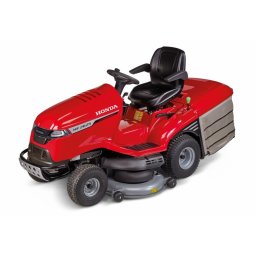 Tractoras latime de taiere 122 cm 189 CP pornire electrica capacitate sac 350 L bumper frontal Rosu/Negru