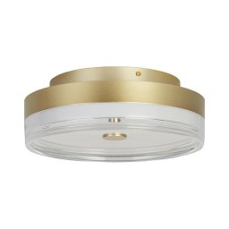 Searchlight 42651-30GO - Plafonieră LED CYPRUS LED/21W/230V, diametru 30 cm, aurie