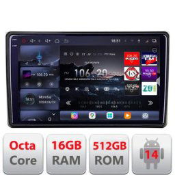 Navigatie Audi A4 B6, A4 B7 2001-2007 Edotec Kit-050 8 core QLED 2K 16+512 360 Android Waze USB Navigatie Internet Youtube Radio v1 CarStore Technology