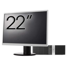 Pachet Calculator Second Hand HP Retail System RP5810 SFF, Intel Core i5-4570S 2.90GHz, 8GB DDR3, 128GB SSD, 4 x Serial Port, 1 x 24 Volt USB, 3 x 12 Volt USB + Monitor 22" NewTechnology Media