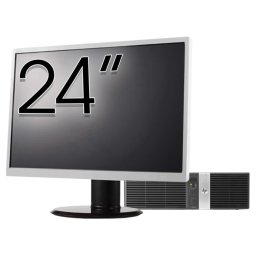 Pachet Calculator Second Hand HP Retail System RP5810 SFF, Intel Core i5-4570S 2.90GHz, 8GB DDR3, 128GB SSD, 4 x Serial Port, 1 x 24 Volt USB, 3 x 12 Volt USB + Monitor 24" NewTechnology Media