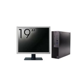 Pachet Calculator Second Hand DELL OptiPlex 3070 SFF, Intel Core i3-9100 3.60 - 4.20GHz, 8GB DDR4, 256GB SSD + Monitor 19" NewTechnology Media