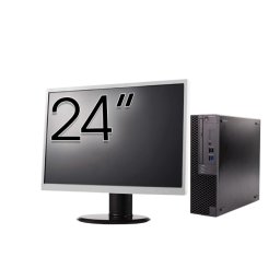 Pachet Calculator Second Hand DELL OptiPlex 3070 SFF, Intel Core i3-9100 3.60 - 4.20GHz, 8GB DDR4, 256GB SSD + Monitor 24" NewTechnology Media