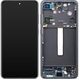 Piese si componente Display - Touchscreen Samsung Galaxy S21 FE 5G G990, Cu Rama, Gri, Service Pack GH82-26590A