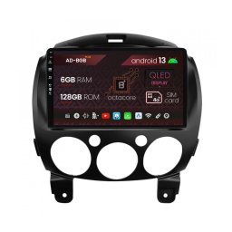 Navigatie Mazda 2 (2007-2014), Android 13, B-Octacore 6GB RAM + 128GB ROM, 9 Inch - AD-BGB9006+AD-BGRKIT325