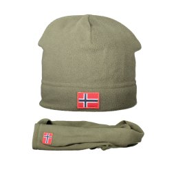 Căciulă din fleece cu steagul norvegian