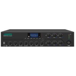 Amplificator Mixer digital DSPPA DMA6650U, 650W, cu 6 zone și stație de paging la distanță