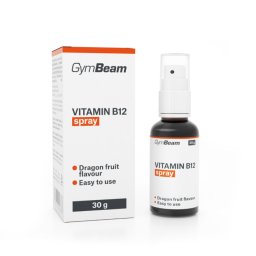 GymBeam Vitamina B12 Spray 30 g fructul dragonului