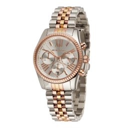 MICHAEL Michael Kors Ceas analogic 'Lexington' auriu / argintiu