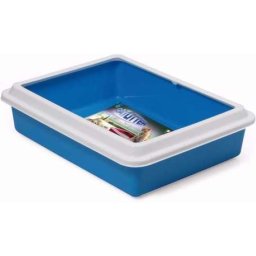 Georplast Littiera Max - Toaletă litieră cu margini (43.5 x 34 x 11 cm)