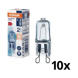 Set 10 buc bec pentru cuptor HALOPIN, soclu G9, 40W, 230V, 2700K - Osram