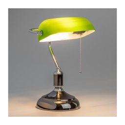 Brilagi - Lampă de birou BANK OFFICE 1xE27/60W/230V negru/argintiu/verde