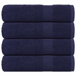 Prosoape de mana 4 buc Bleumarin 50x100 cm 360 g/m² 100% bumbac GartenMobel Dekor