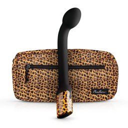 Panthra Nila - vibrator G-spot reîncărcabil, impermeabil (leopard-negru)