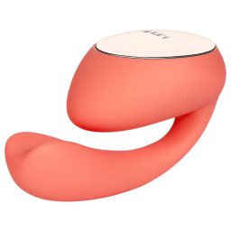 LELO Ida Wave - vibrator rotativ și vibrator cu vibrații - reîncărcabil, coral
