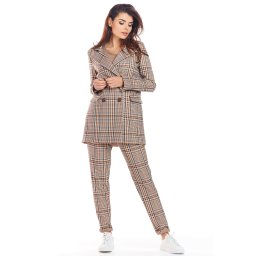 Sacou dama Awama Checkered