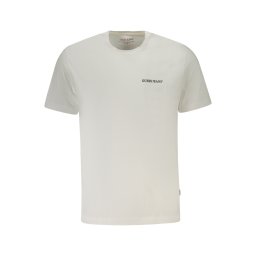 Tricou alb cu mânecă scurtă pentru bărbați