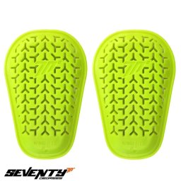 Set protectii coapse (solduri) barbati/femei omologate Seventy model SD-A36 Windflex (Level 2) – culoare: verde fluor