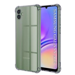 Husa pentru Samsung Galaxy A05 din silicon slim, anti soc, Shock - Transparenta-Fumuriu