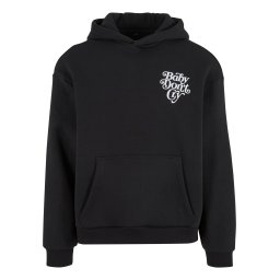 MT Upscale Bluză de molton 'Baby Don‘t Cry' negru / alb