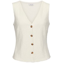 LASCANA Vestă de costum crem