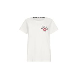 Liu Jo Tricou roșu rodie / negru / argintiu / alb