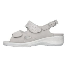 Sandale dama, gri, casual, din piele naturala, cu talpa joasa, Waldlaufer 811004-324-070-Merle-Gri (Marime: 41)