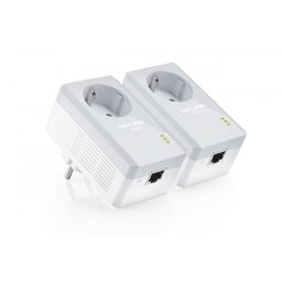 Kit adaptor powerline T 600 Mbps 300 m priza AC TP-Link TL-PA4010PKI