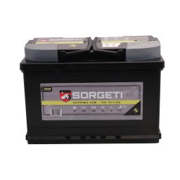 Baterie auto 70Ah Sorgeti Supremo AGM Start-Stop 278x175x190 760A 12V