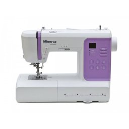 Masina de Cusut Digitala Minerva Decormaster 80 Programe 800 imp/min 70W White Purple