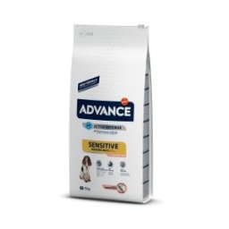 Advance Dog Sensitive 12 kg, hrana uscata caini cu intolerante digestive, cu somon si orez