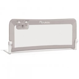 Bariera de protectie pentru pat 150 x 35 x 66 cm Nukido 722300 - Gri