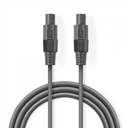 Cablu audio difuzor 2 pini 5m Gri, Nedis COTH16000GY50