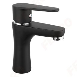 Baterie Ferro Square Stativa Lavoar, Negru Mat