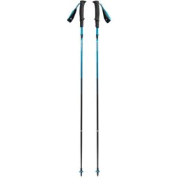 Black Diamond Trekking Poles Distance Carbon Z (anthracite/blue, 1 pair, 130 cm)