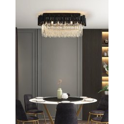 Plafoniera Dynasty Black 75x30