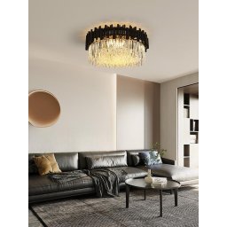 Plafoniera Dynasty Black 600
