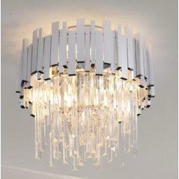 Plafoniera Scaly Silver 300