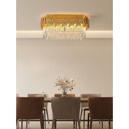 Plafoniera Scaly Gold 75x30