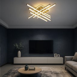 Lustra LED Living 103W Zig Zag Vision Gold 7