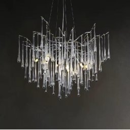 Candelabru dormitor Divino Silver Prestige 450 E14 LM