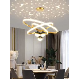 Candelabru LED 144W Constellation Loop Gold (Auriu)