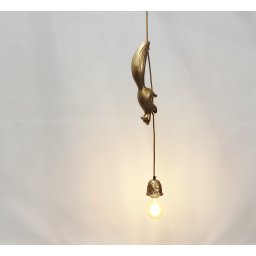 Pendul Nature Squirrel (Veveriță), Auriu Antichizat, E27
