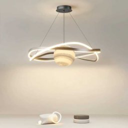 Candelabru LED 160W Saturn Circle, Telecomanda