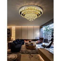 Plafoniera LED 160W Golden Haven 60 Round, Telecomanda