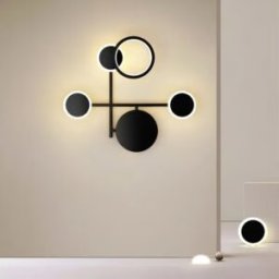 Aplica LED 20W Space Slim Mini Negru
