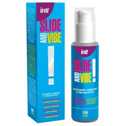 intt Slide and Vibe Blackberry Tingling Effect Lubricant 35ml
