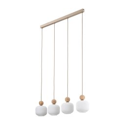 Lustră cu cablu BALLO, 4 x E14, 10 W, 230 V, bej