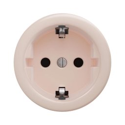 Kliklap - Priză retro casnică SCHUKO 230V/16A fără ramă, roz vintage