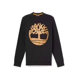 TIMBERLAND Futer Kennebec River Tree Logo Crew Neck TB0A2BJ8P561 001 black
